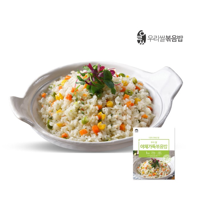 [우리쌀] 야채가득 볶음밥 210g