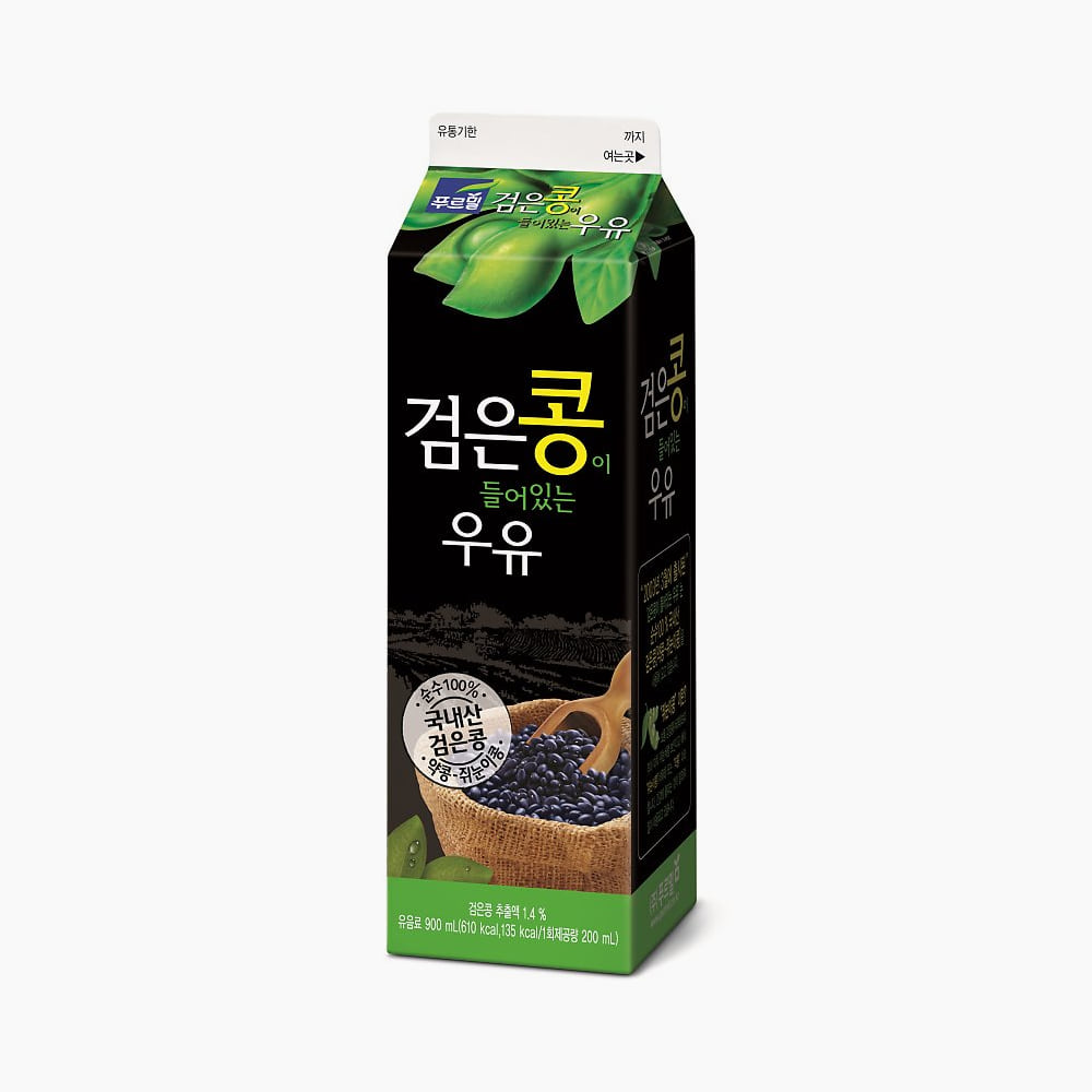 [푸르밀] 검은콩우유 900ml