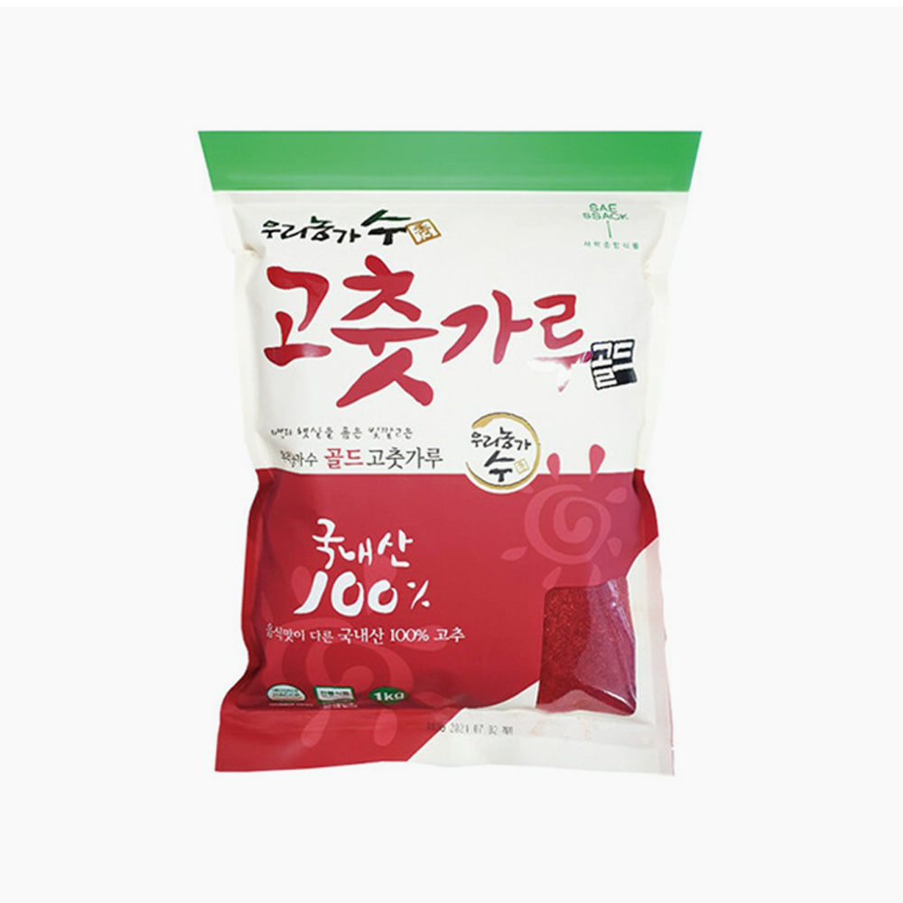 [우리농가수] 매운맛 국내산 고춧가루 1kg