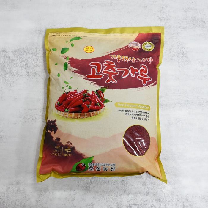 [호신농산] 중국산 김치용 고춧가루 매운맛 3kg